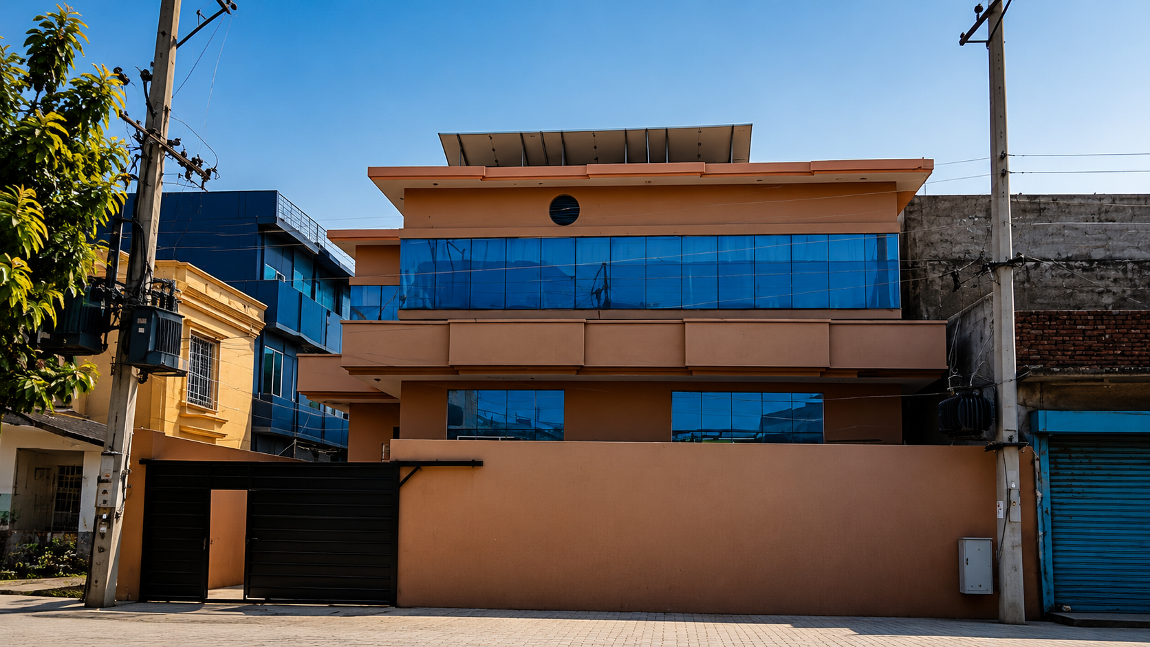 Leather Temple manufacturing facility in Sialkot, Pakistan